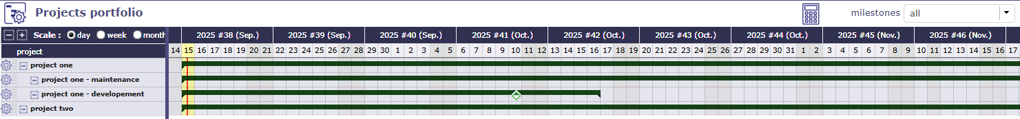 Gantt (Projects portfolio)
